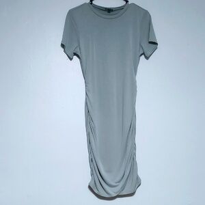 Express Sage Green Bodycon Dress